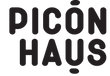 Logotipo de Picón Haus en tipografía sans serif negra, diseño moderno y minimalista sobre fondo blanco.