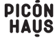 Logotipo de Picón Haus en tipografía sans serif negra, diseño moderno y minimalista sobre fondo blanco.