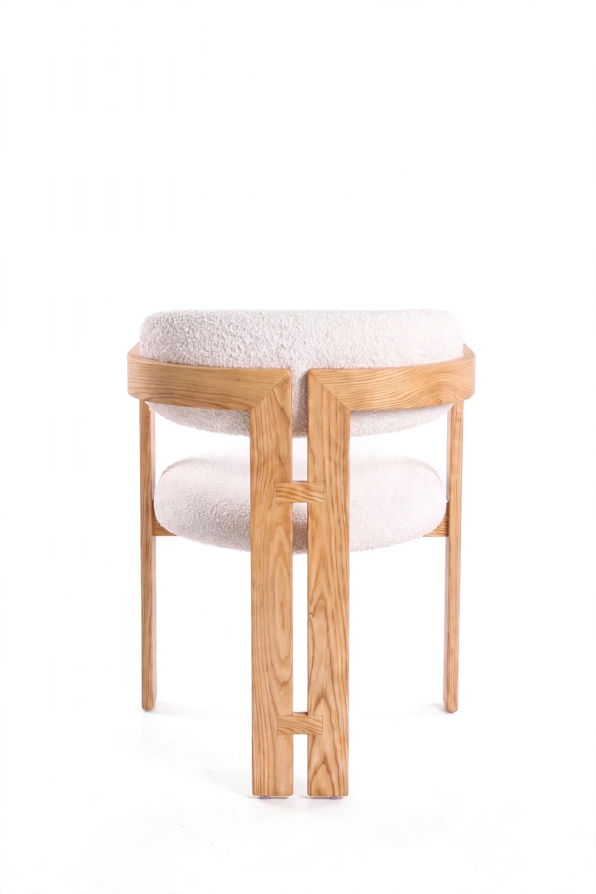 Silla de comedor con reposabrazos Jara Natural – vista 4