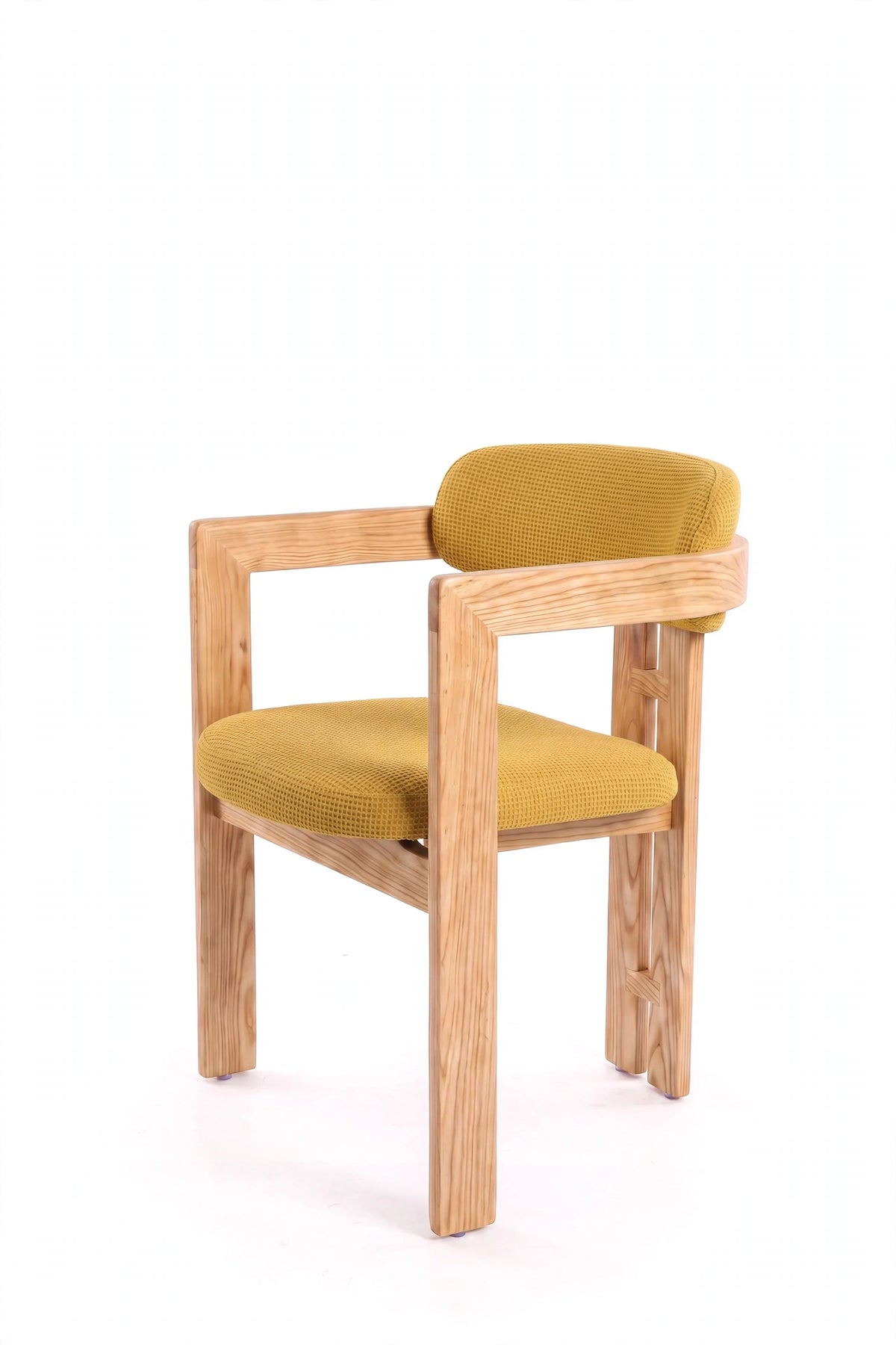 Silla de comedor con reposabrazos Jara Natural – vista 9