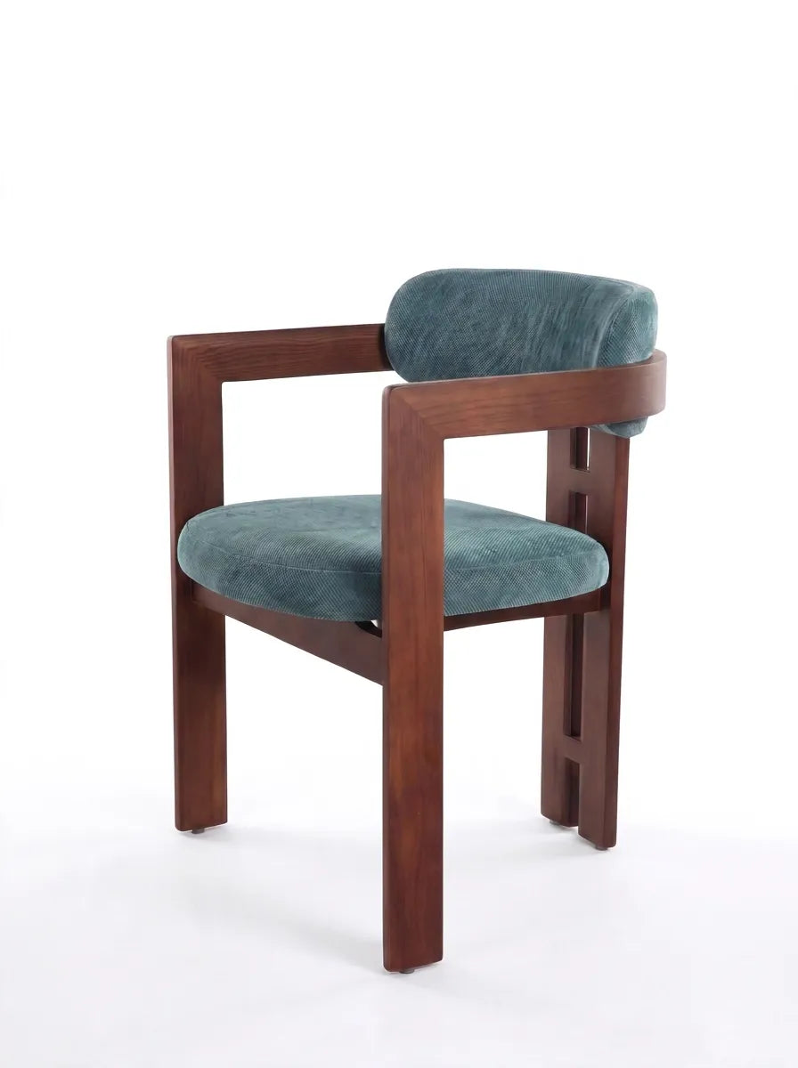 Silla de comedor con reposabrazos Jara Nogal – vista 15