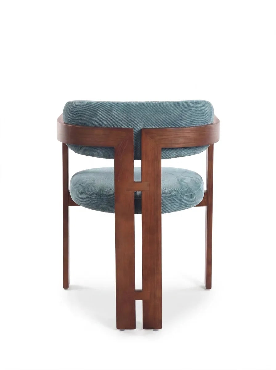 Silla de comedor con reposabrazos Jara Nogal – vista 16