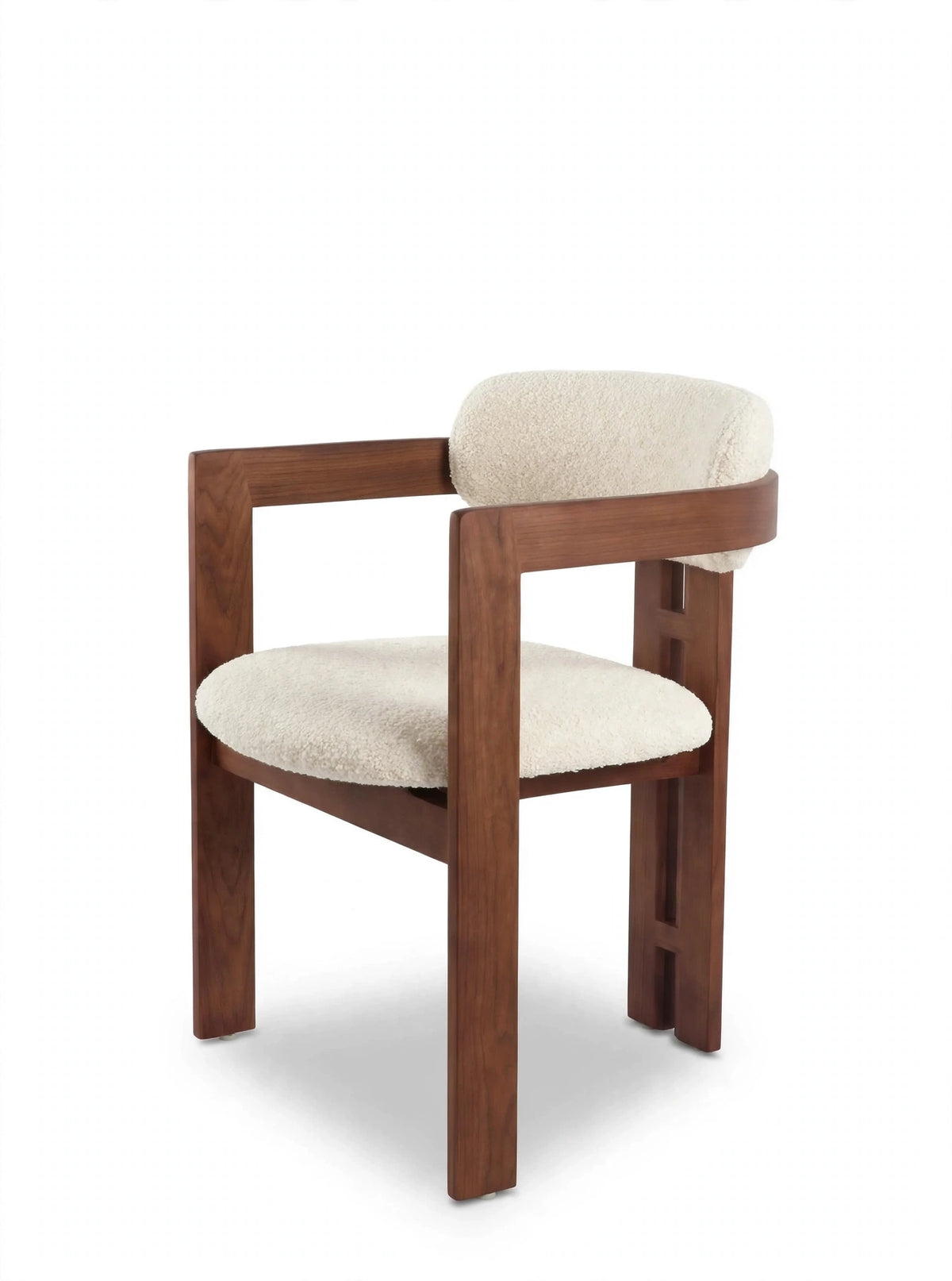 Silla de comedor con reposabrazos Jara Nogal – vista 3