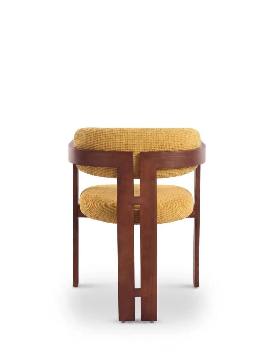 Silla de comedor con reposabrazos Jara Nogal – vista 10