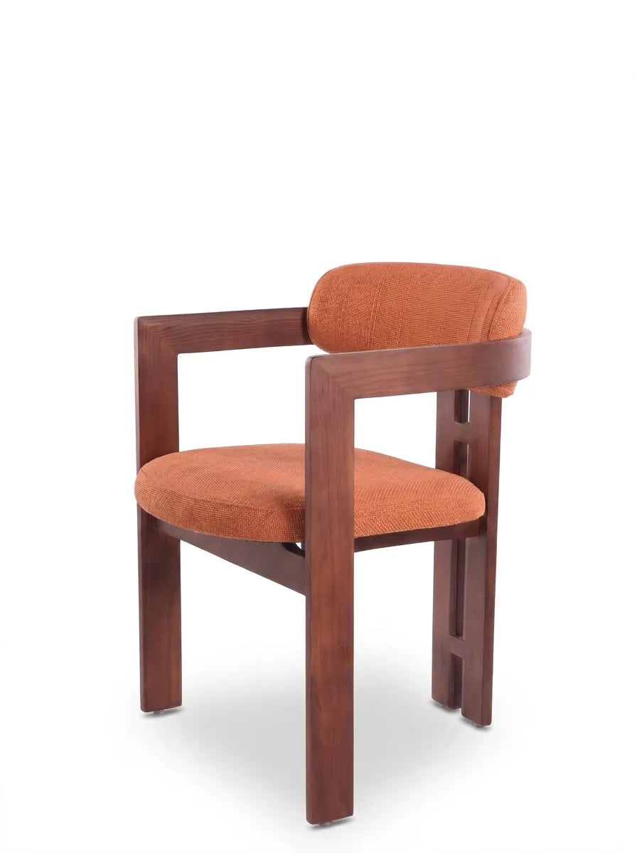 Silla de comedor con reposabrazos Jara Nogal – vista 12