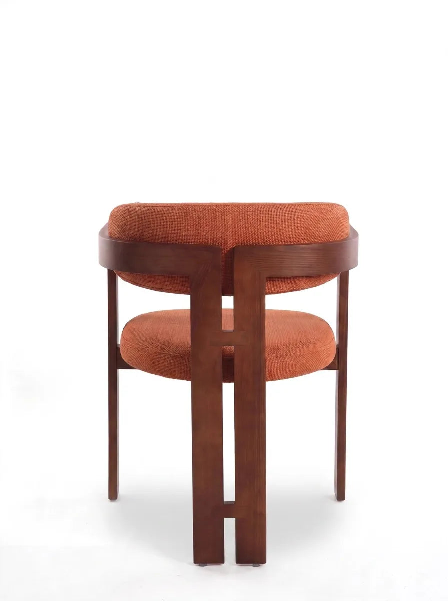 Silla de comedor con reposabrazos Jara Nogal – vista 13