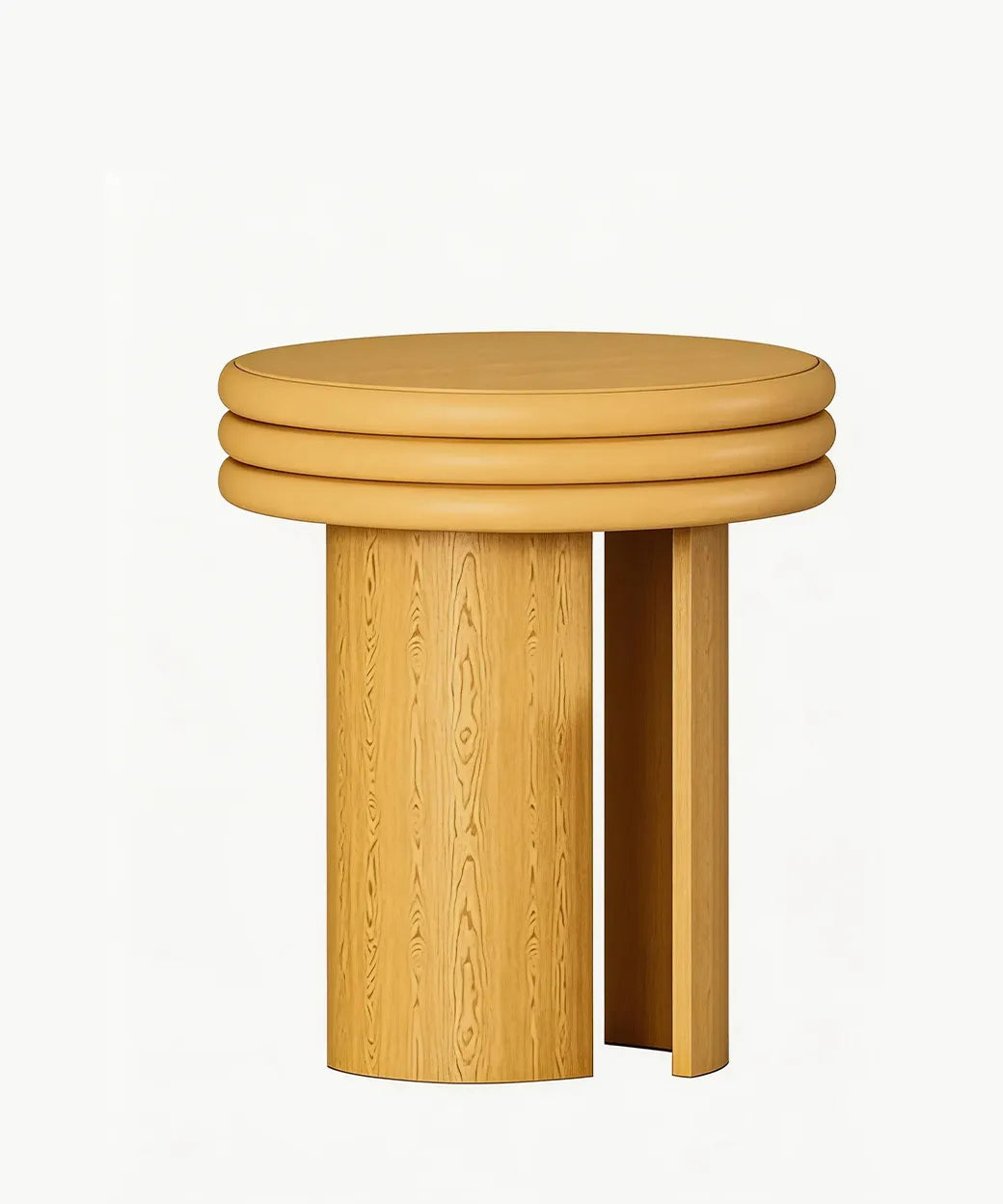 Verdeja (50 cm) con estructura cilíndrica y detalles superpuestos que ofrece diseño moderno y calidez natural.