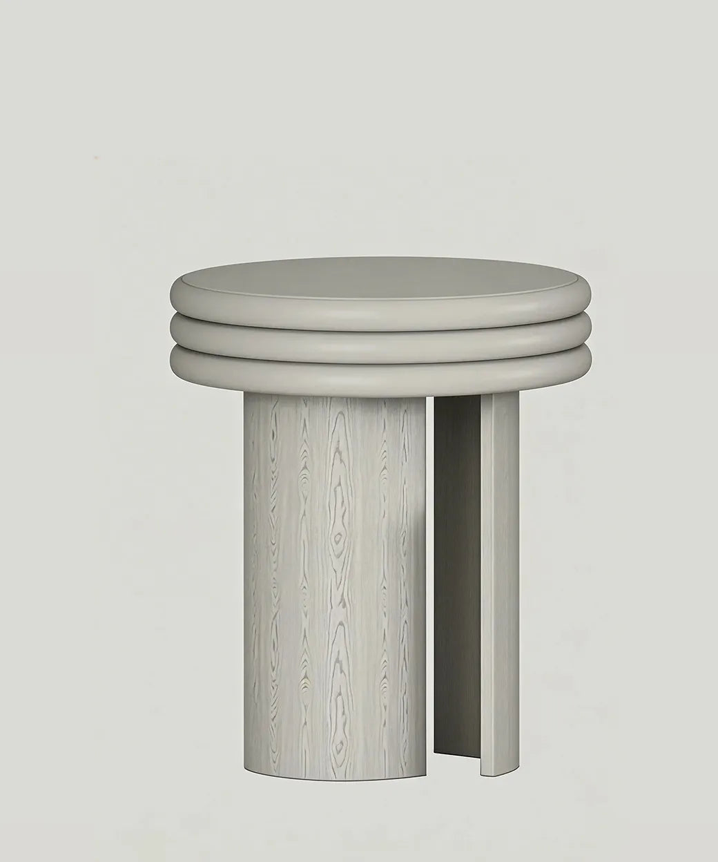 Verdeja (50 cm) con soporte cilíndrico y detalles superpuestos que combina diseño vanguardista y textura natural.