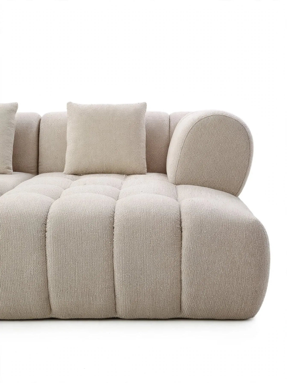 Sofá Famara chaise longue izquierda Tweed Arena