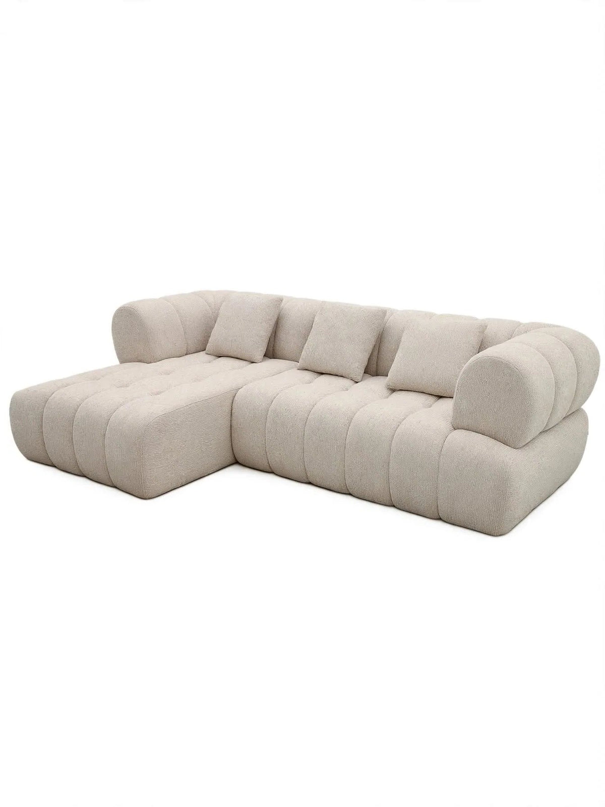 Sofá Famara chaise longue izquierda Tweed Arena